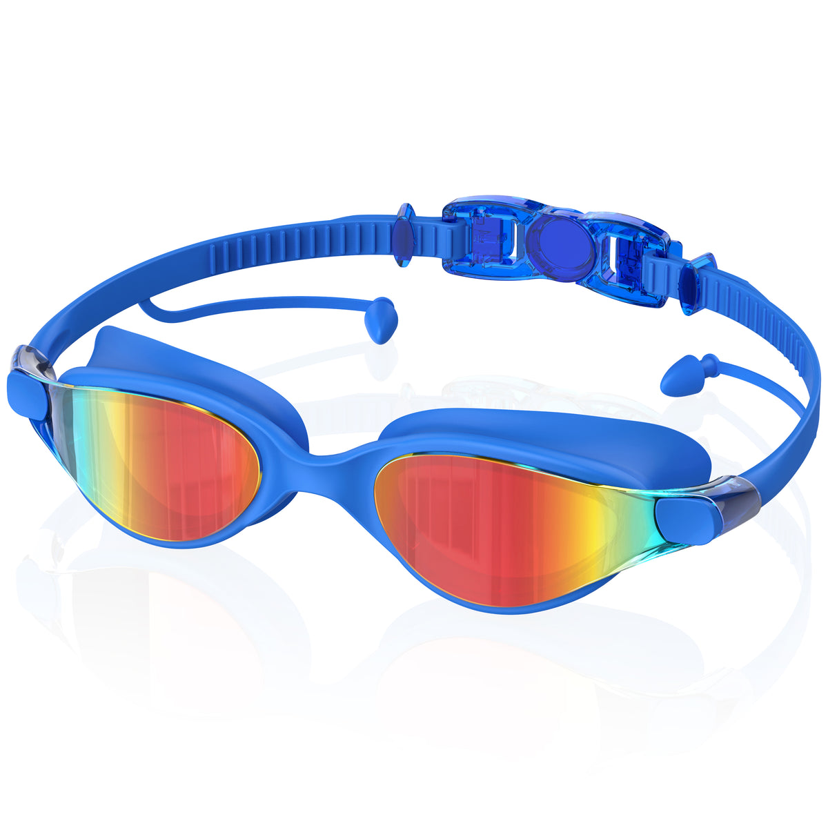 Ambienden Polarising Swimming Goggles for Men and Women, Professional Diving Goggles, Galvanised Lens, UV Protection, Anti-Fog, Tight Swimming Goggles for Adults and Teenagers