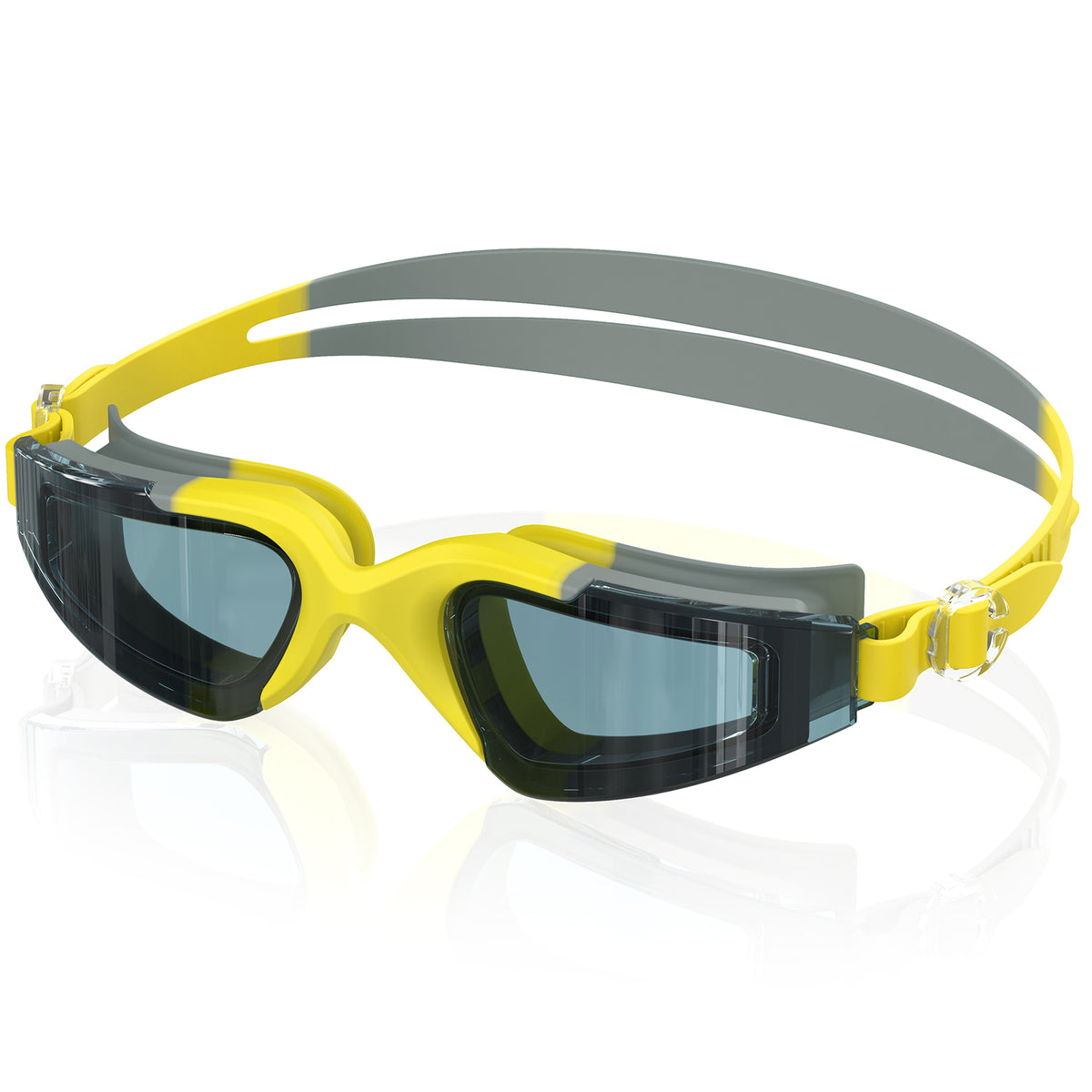 Ambienden Adult Swimming Pool Goggles, Anti-Fog Waterproof HD UV Protection Lenses