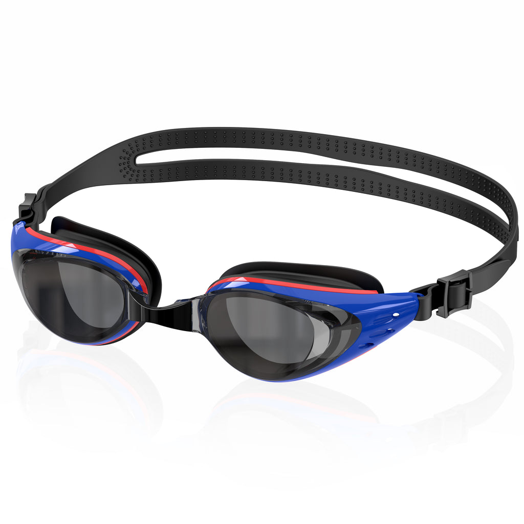 Ambienden Swimming Goggles Women/Men Anti-Fog Self-Adjustment Silicone
