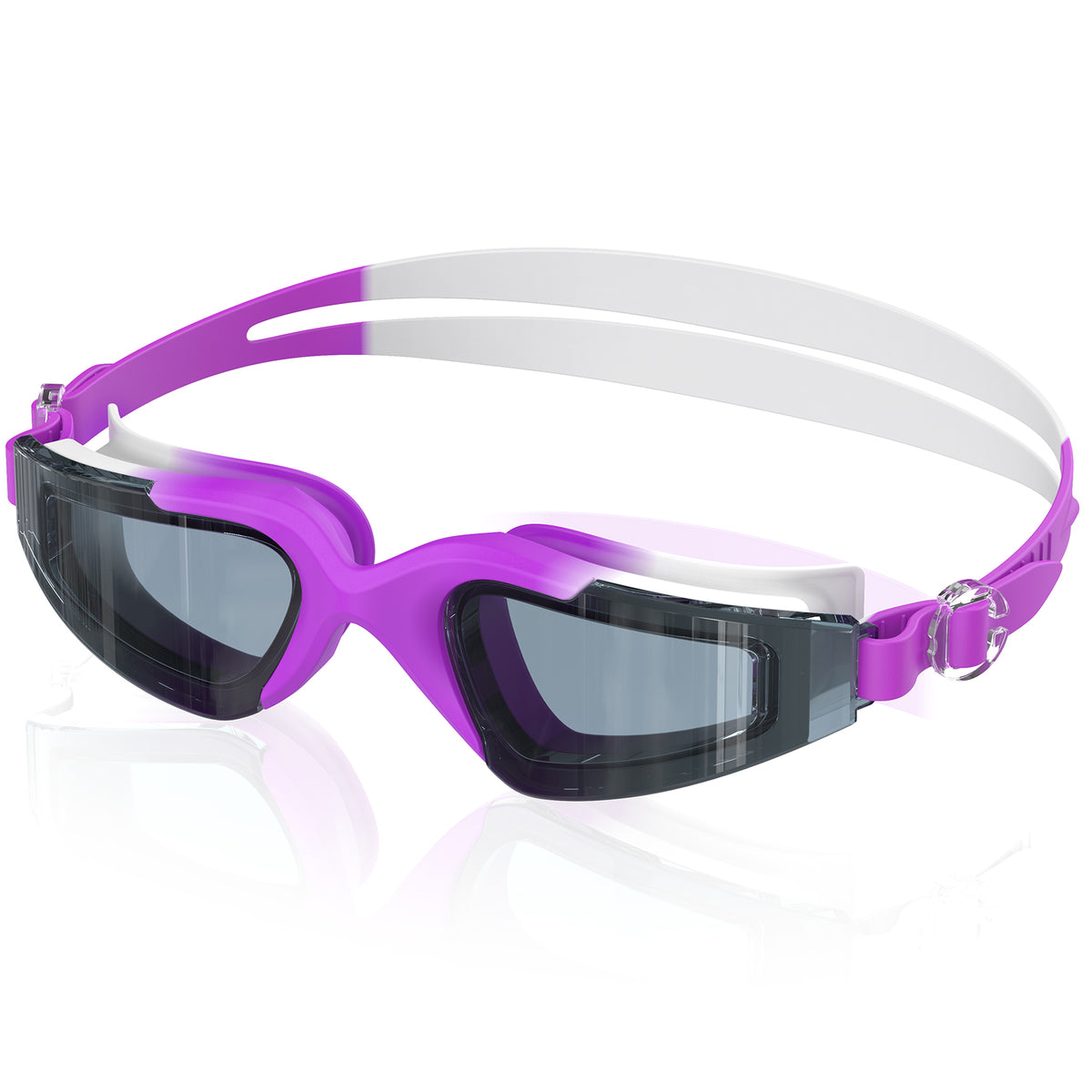 Ambienden Adult Swimming Pool Goggles, Anti-Fog Waterproof HD UV Protection Lenses