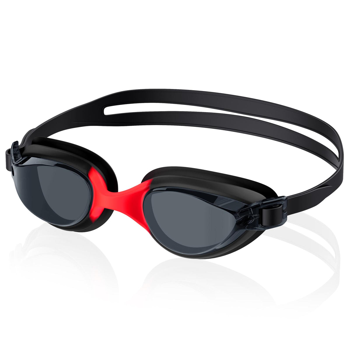 Ambienden Swimming Goggles Women/Men Anti-Fog Adjustable Wide-Angle